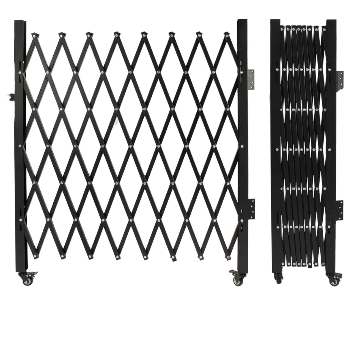 72 W x 50 H Single Rail Heavy Duty Commercial Clothing Rack Rolling Garment Rack Metal Clothes Drying Rack Storage Display Stand with Lockable Wheels for Home Bedroom Laundry Room Retail
