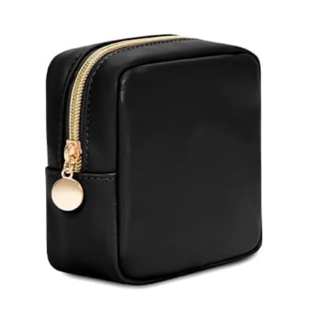 Small Makeup Bag for Purse, Mini Leather Period Bag & Feminine Hygiene Pouch