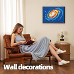 Milky Way Galaxy Micro Mini Blocks Wall Art Set for Adults