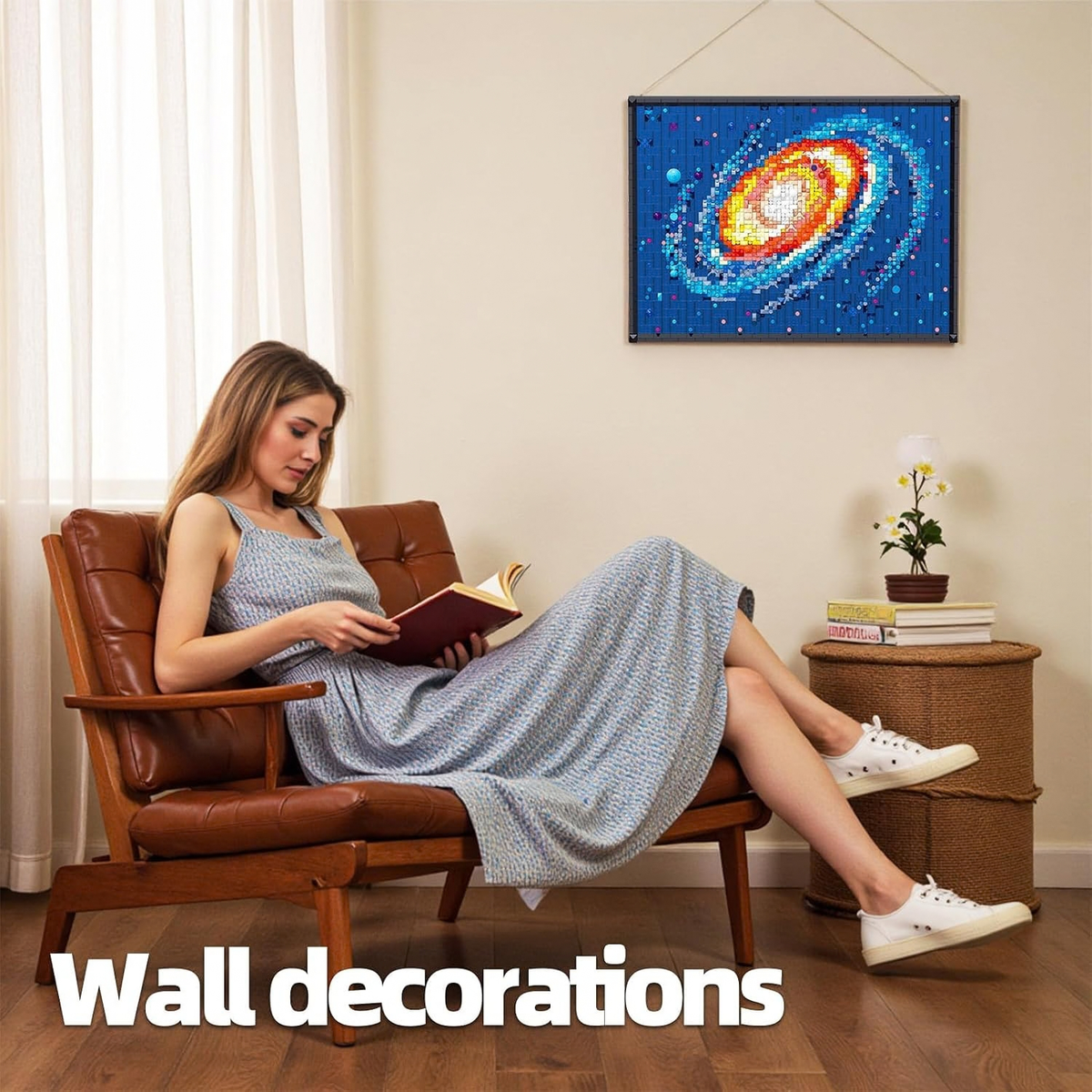 Milky Way Galaxy Micro Mini Blocks Wall Art Set for Adults