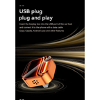 2-in-1 Wireless CarPlay Adapter & Android Auto Dongle, Fast Auto-Connect, Plug & Play