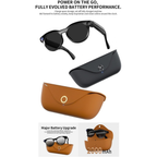 Smart Camera Glasses with 8MP HD Video, Bluetooth Audio & Translation