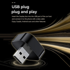 Wireless CarPlay Adapter 2-in-1 Wireless CarPlay Android Auto Dongle Plug and Play