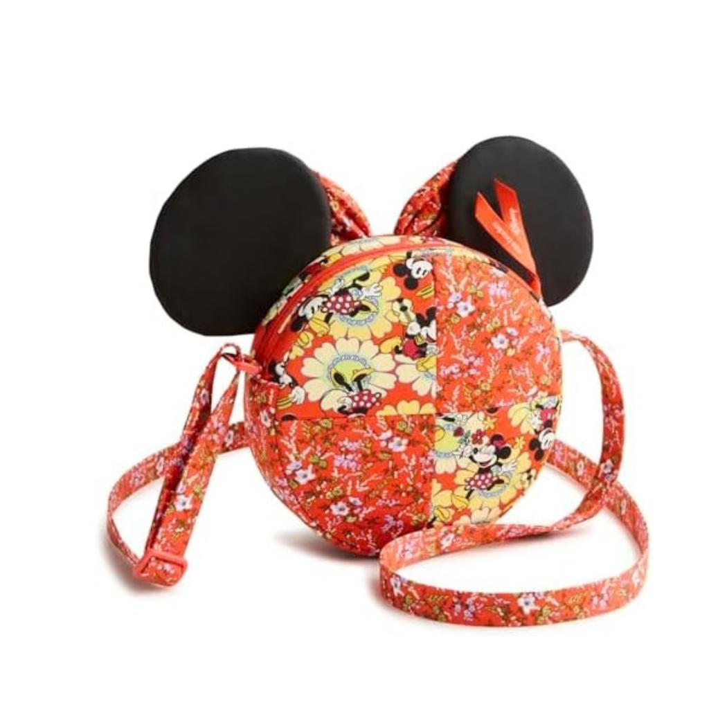 Vera Bradley Women's Disney Premium Cotton Minnie Mouse Crossbody
