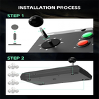 Y3 Arcade 4K Video Game Console with Game Arcade Keyboard Built-in 10000 Games Stick