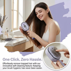 Electric Spray Air Cushion Massage Comb, Rechargeable Mist Detangling Brush for Frizzy Hair
