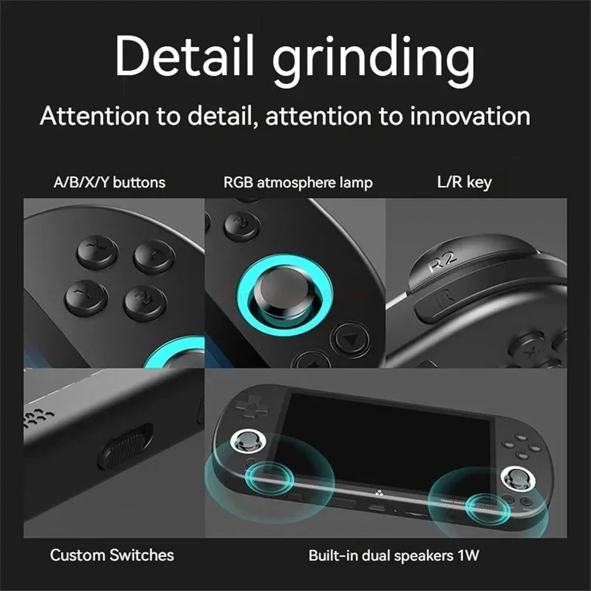 Smart Pro Open Source Handheld Retro Arcade, 4.96" HD, 64G, 12000+ Games