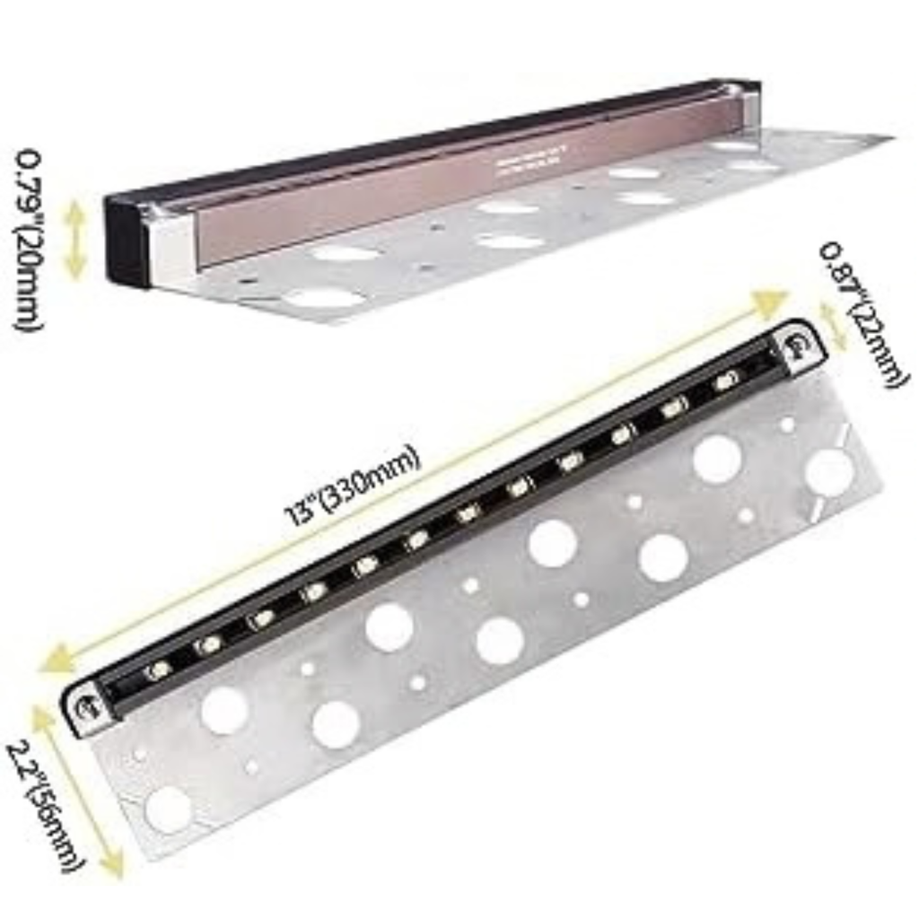 4-Pack 13 Inch LED Hardscape Lighting 2.5W 240LM 2700K Soft White