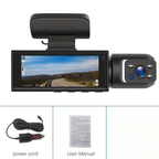 1080P Dual Camera Dash Cam Front and Inside Car DVR Recorder