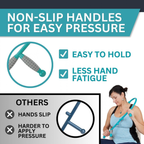 Coast Medical Trigger Point Massage Cane, Muscle Hook for Back & Neck