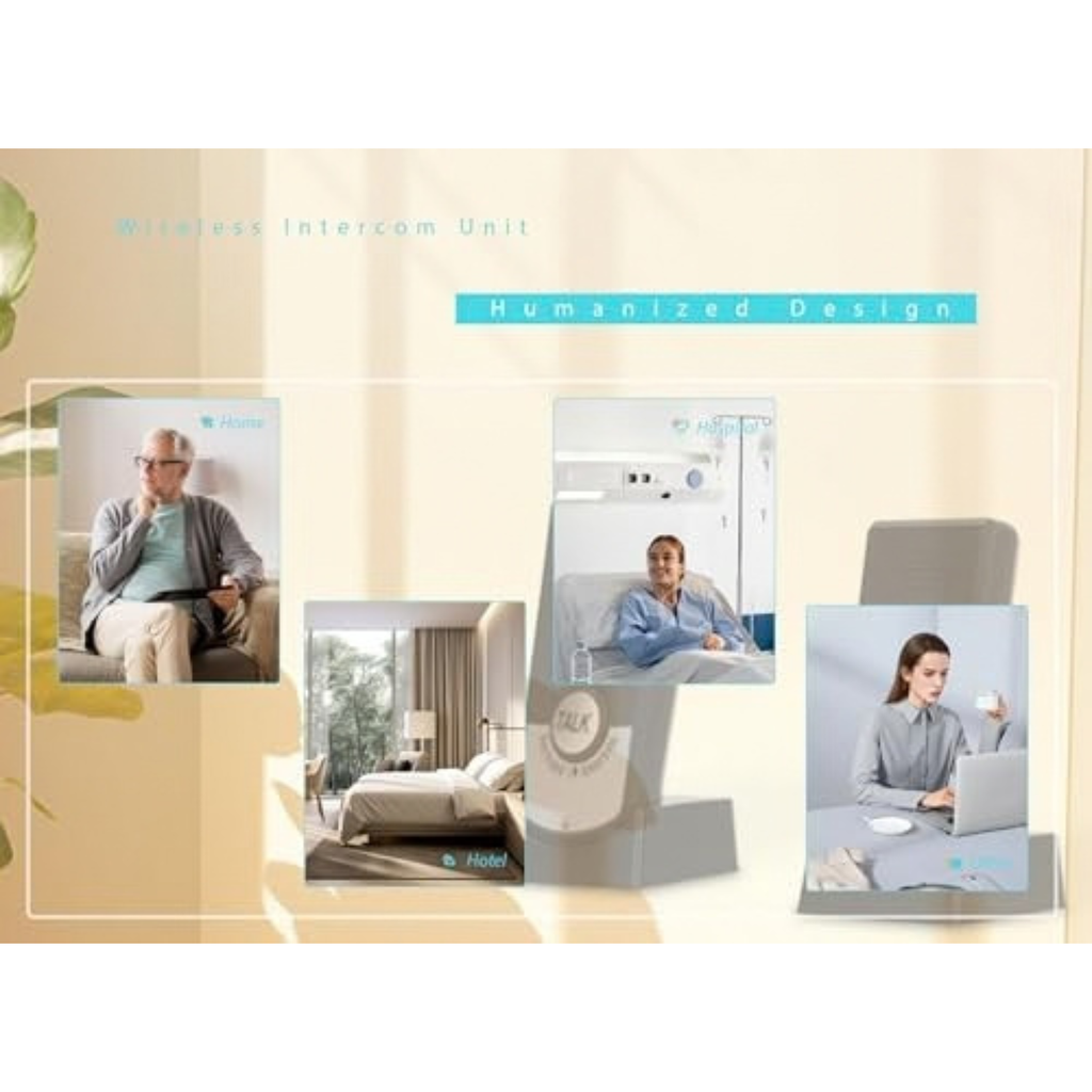 2 Way Voice Home Intercom for Elderly, Waterproof Intercomunicador