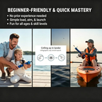Catapult Fishing Rod 2026 Upgrade Slingshot Reel Kit Portable Telescopic Fishing Pole