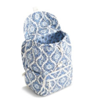 Vera Bradley Premium Cotton Large Berkhill Backpack – Cambridge Blues