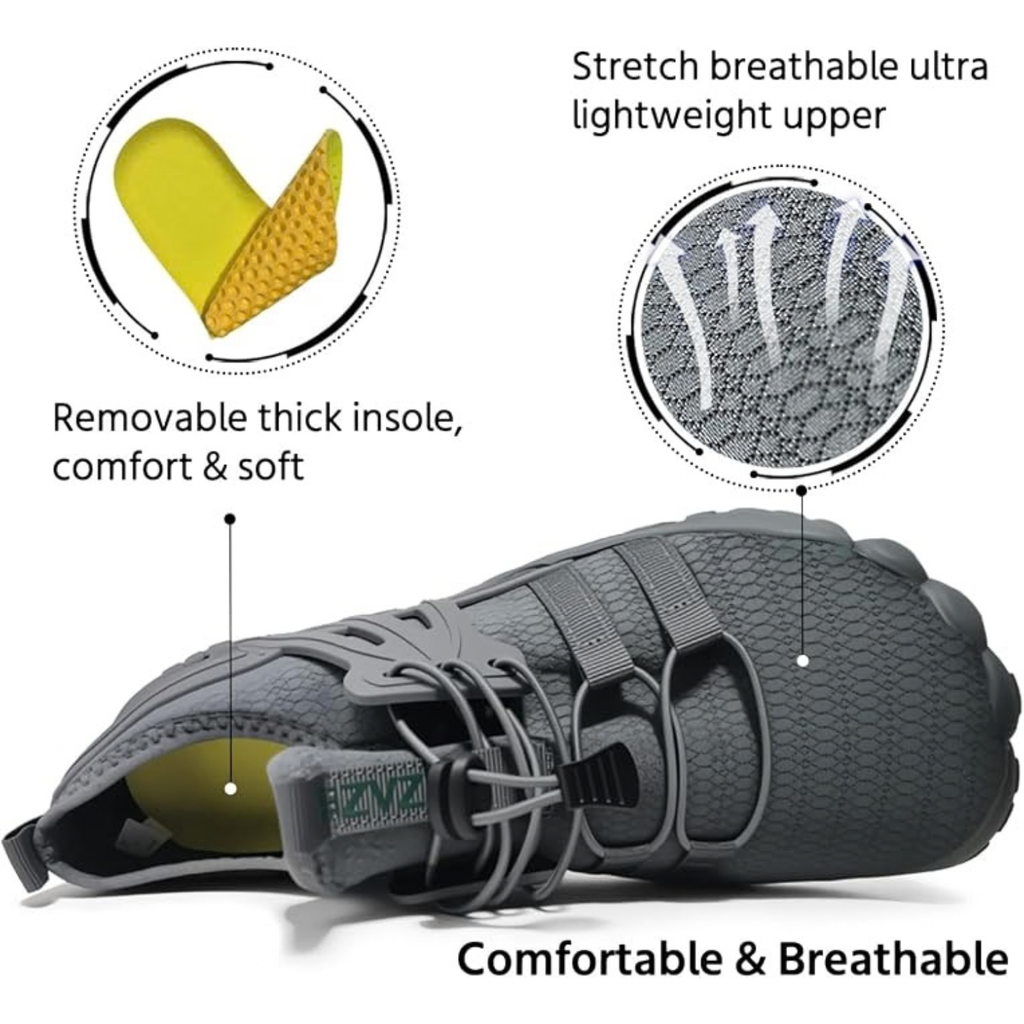 Water Shoes Women Quick-Dry Aqua Sock Barefoot for Beach Swim River Lake Pool Surfing Kayaking