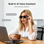 AI Smart Glasses, 8MP HD Camera, Bluetooth Audio, Real-Time Translation