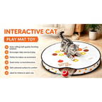 Meowball Mat Interactive Cat Toy, Automatic Hide and Seek Kitten Toy, Self Play