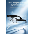 Smart Camera Glasses, 8MP HD Video, 1080P/30FPS, Open-Ear Audio, Bluetooth Wearable