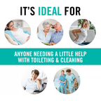 Toilet Aid Wiping Tool, 18" Personal Hygiene Wand for Seniors and Disabled