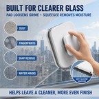 6-in-1 Magnetic Window Cleaner, Double-Sided Glass Cleaning Tool
