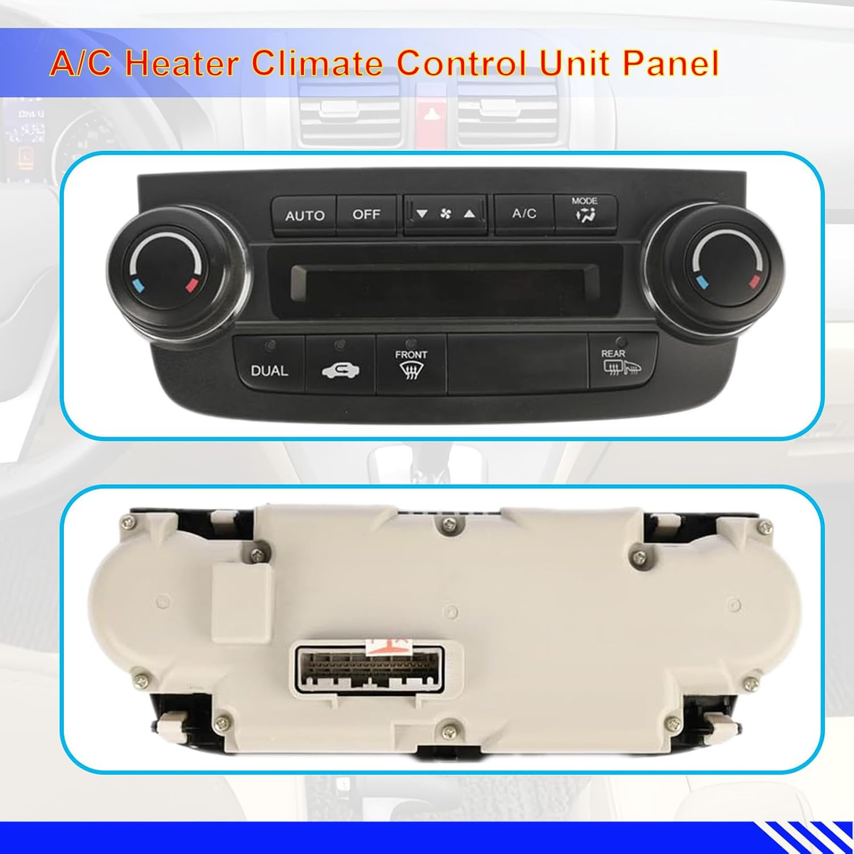 AC Heater Climate Temperature Control Panel for Honda CR-V 2007-2011
