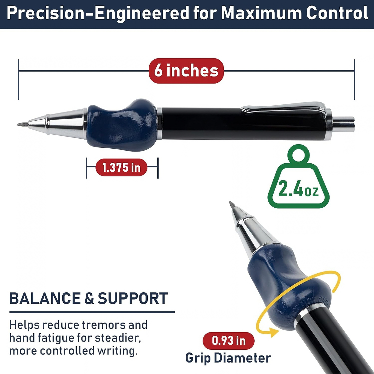 Heavyweight Mechanical Pencil Set, Ergonomic Weighted Pencil With Lead Refills