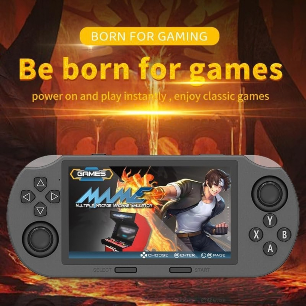 Retro Handheld Game Console 4.5-Inch IPS Screen 20000+ Games 64G