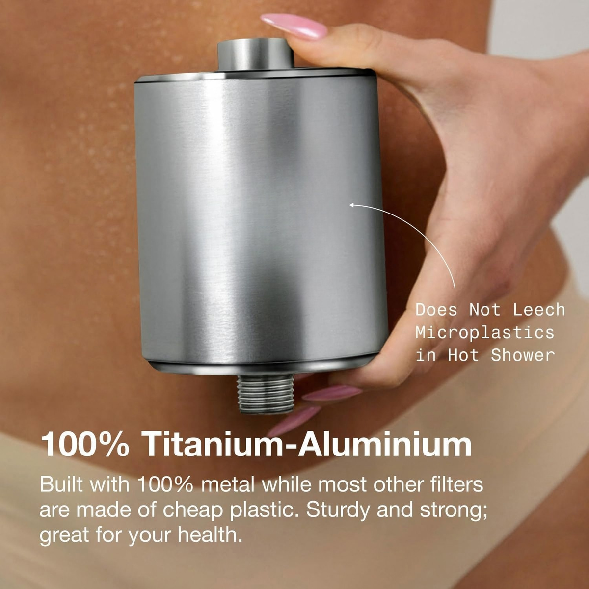 All-Metal Shower Filter Pro