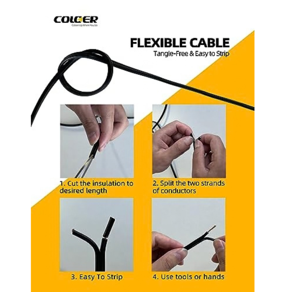 16/2 Low Voltage Landscape Lights Wire 100ft 16 Gauge 2 Conductor