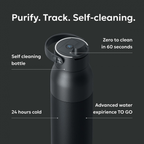 LARQ PureVis 2 Smart UV-C Self-Cleaning Insulated Water Bottle Filter Straw