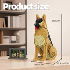 German Shepherd Building Set, 2632 Pieces, Pet Dog Model for Adults