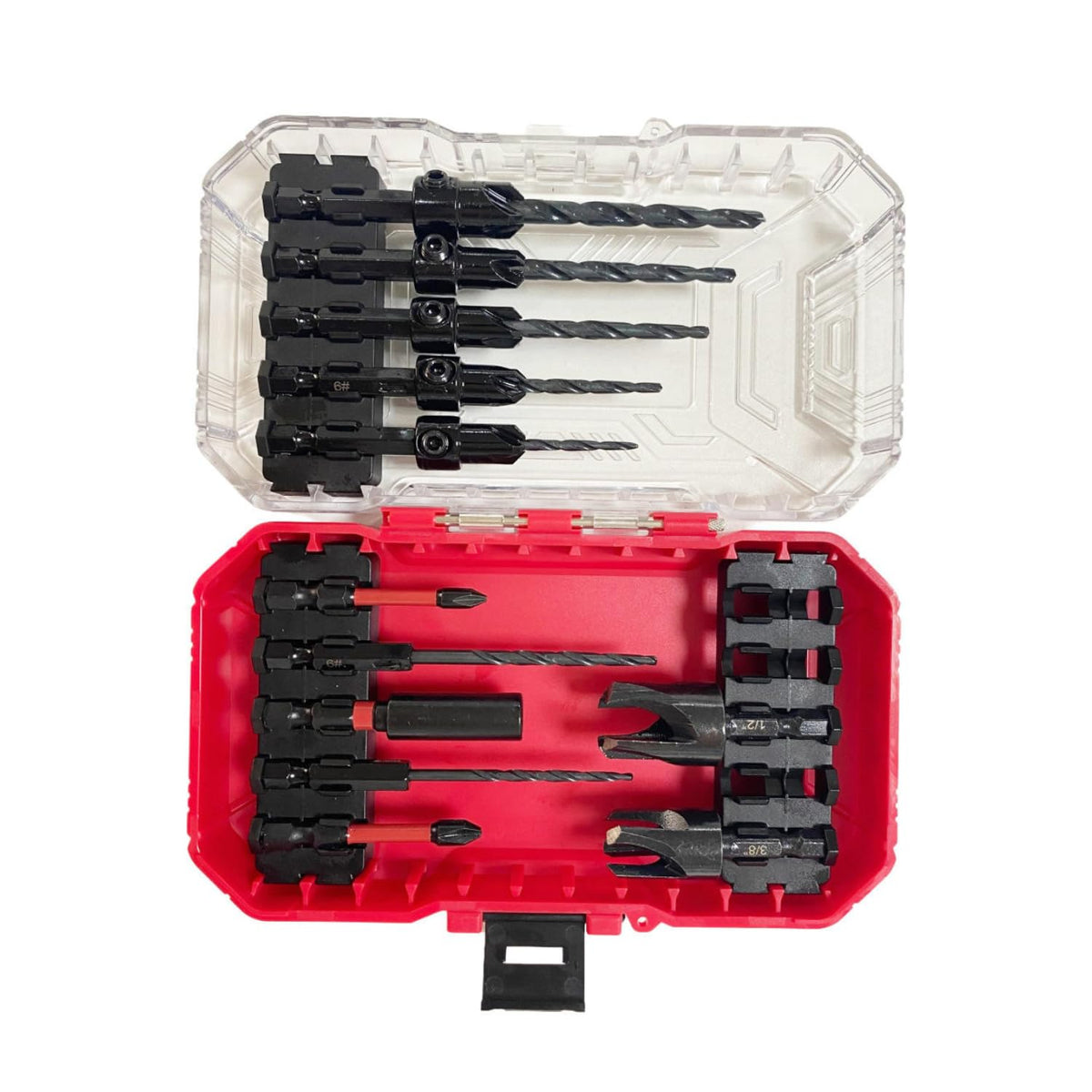 Woodworking Countersink Drill Bit Set with Hex Shank – Two-in-One Tapping Drill Bits