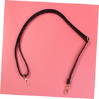 PU Leather Shoulder Bag Strap Replacement for Laptop Bags Black Accessory for Daily Commute, Comfortable Fit, Easy Attachment, Women and Gym Use