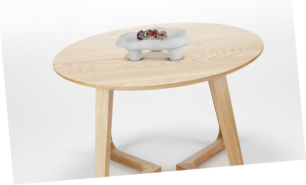 Ceramic Cloud-Shaped Jewelry Tray Cute Trinket Dish for Home Decor Elegant Holder for Organizing Keys and Accessories Bedrooms and Living Rooms