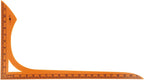 1pc Patchwork Ruler Tool Transparent Ruler Quilting Cloth Dressmaking Plywood Sewing Gauge Level Shaped Gauge Quilting Stencils Sewing Supplies Plastic Fabric Clothing