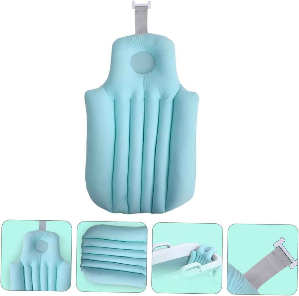 1pc Non- Bath Cushion Support for Newborns and Spandex Quick-Drying Boy Girl Bath Mat for Comfortable Bathing Fits Bathtubs