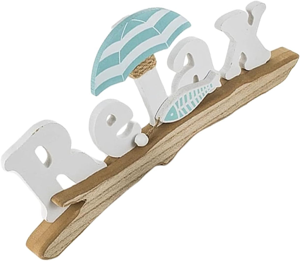 Wood Rope Mediterranean Beach Chair Ornament Decorative Sign Dining Room and Bedroom Accent, Realistic Shape, Creative Retro Style, Home Decor Piece