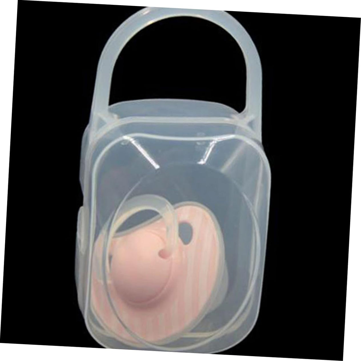 12 Pack Portable Pacifier Case Holder for Baby Travel Storage | PP Construction, Wide Mouth Fit, Reusable Box, Diaper Bag Organization for Infant Pacifiers