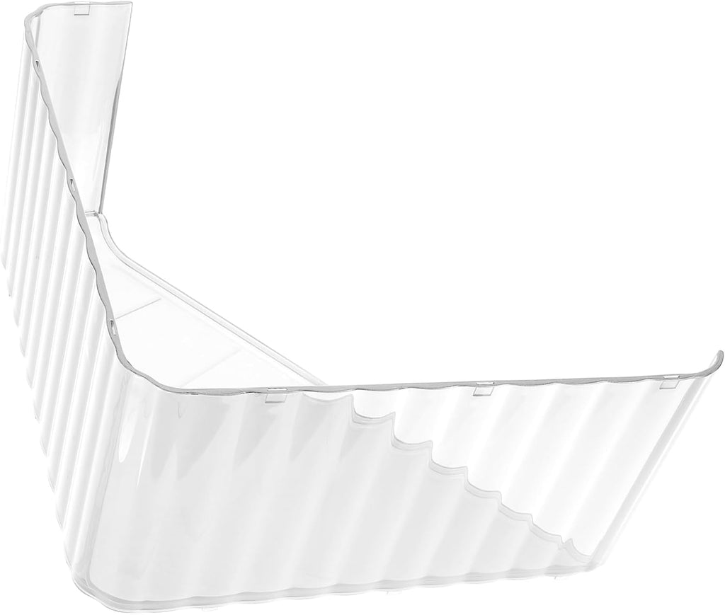Triangle Jewelry Tray PET Stackable Food Serving Tray Smooth Surface Design, Easy to Clean, Water Prevention, Shop Showcase Display for Desserts and Food