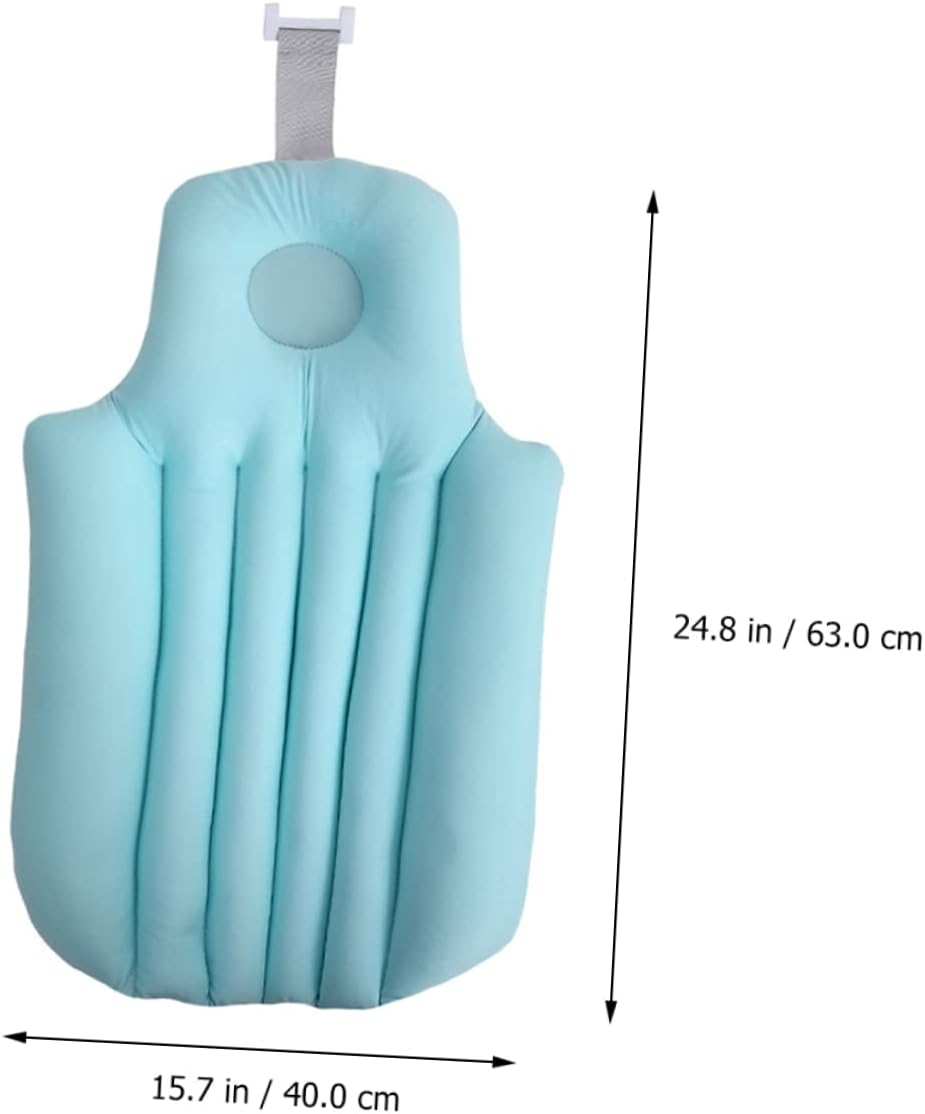 1pc Non- Bath Cushion Support for Newborns and Spandex Quick-Drying Boy Girl Bath Mat for Comfortable Bathing Fits Bathtubs