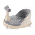 Ergonomic Bathtub Seat with Non-Slip Suction Base Comfortable Bath Chair for Months Multipurpose Tub Seat for Bathing and Playtime Secure Gray Bath Support