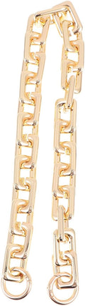 Women Zinc Alloy Bag Shoulder Chain Pearl Design Golden Fashion Purse Handle Replacement, Lightweight Compact Carry, Vacation School Use, Chic Unique Appearance