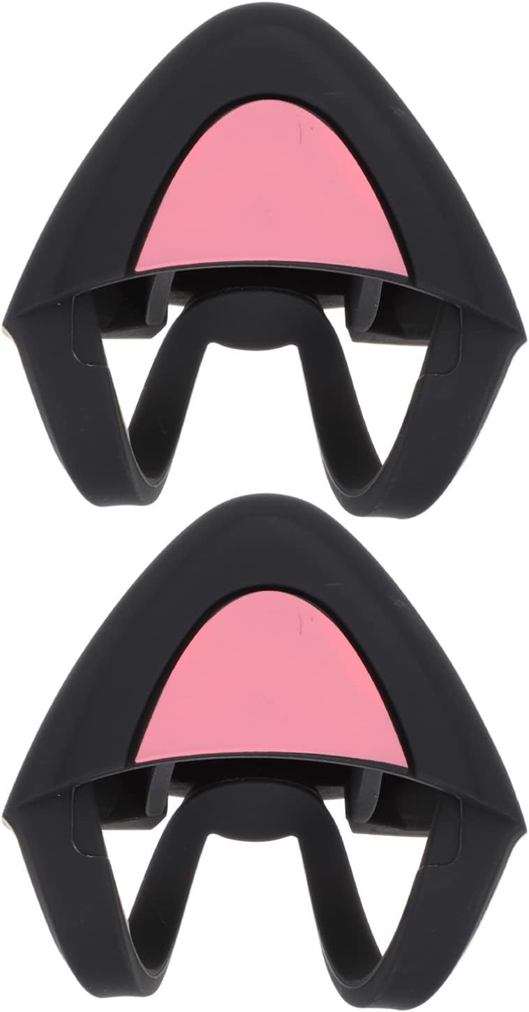 1 Pair Cute Cat Ear Headset Decorations of Adorable Cat Ear Shaped Adornments for Headphones Ideal for Gamers Streamers and Cosplayers Universal Fit and Easy to Attach