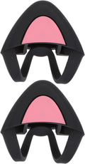 1 Pair Cute Cat Ear Headset Decorations of Adorable Cat Ear Shaped Adornments for Headphones Ideal for Gamers Streamers and Cosplayers Universal Fit and Easy to Attach