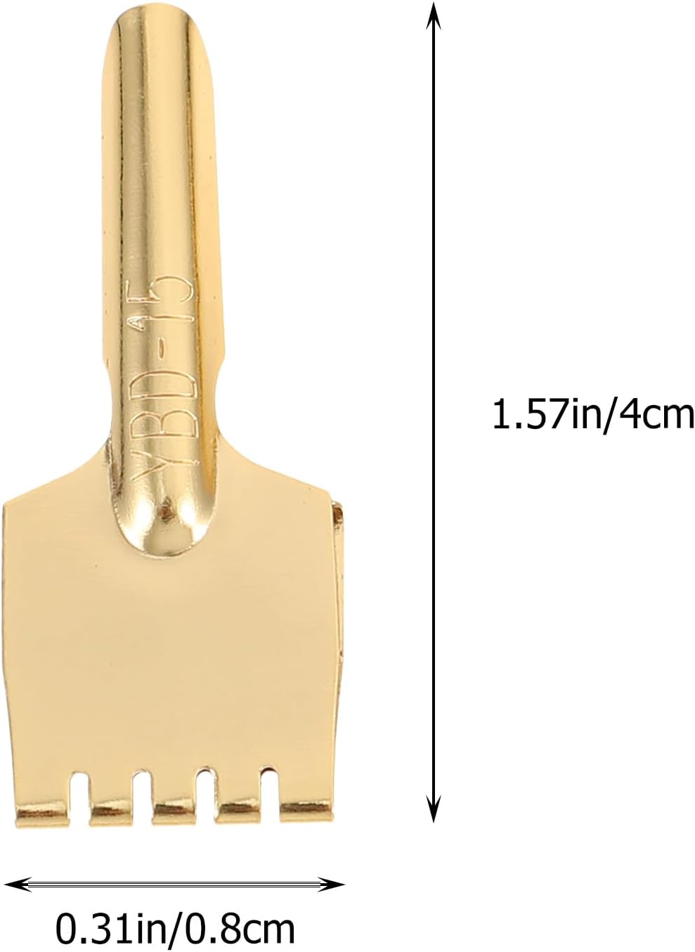 Tibetan Fountain Pen Nibs Flat Nib Golden 5 pack Brass Nibs, Even Ink Production, Sturdy and Not Easy to Deform, Rinse after Use
