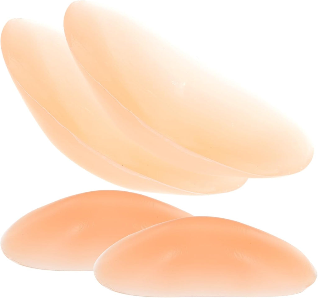 Silicone Adhesive Shoulder Pads for Women 2 Pairs Anti Slip Shoulder Shaping for Tops and Clothing, Smooth Look under Outfits, Photo Shoots and Social Outings