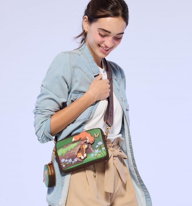 The Fox and the Hound - Tod & Copper - Tote Crossbody Bag - Detachable Coin Bag with Charm - Collectible Bags