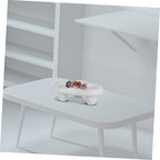 Ceramic Cloud-Shaped Jewelry Tray Cute Trinket Dish for Home Decor Elegant Holder for Organizing Keys and Accessories Bedrooms and Living Rooms