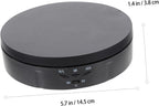 Intelligent Automatic Rotating Display Stand, ABS Black Motorized Turntable Stable Operation, Good Bearing Capacity, Easy to Operate, for Window Display and Advertising Use