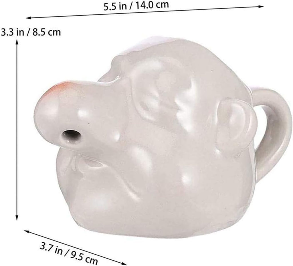 Ceramic Egg Yolk Separator, Cute Snot Design Egg White Separator for Cooking & Baking