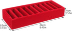 Ribbon Storage Organizer Box Xmas for DIY Handmade Flowers Portable Lightweight Design, Large Capacity, Density Board and Lint Build, Red Craft Supply Storage